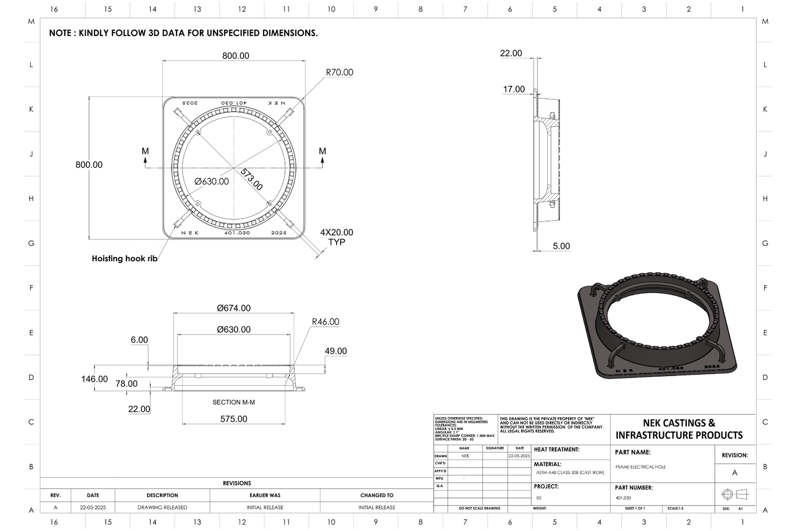401.030 Electrical Manhole
